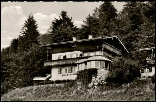 Ansichtskarte Berchtesgaden Haus Brunner 1961