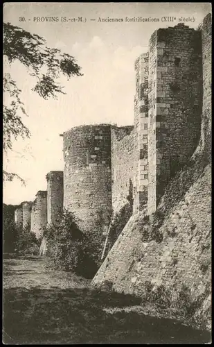 CPA Provins Anciennes fortitifications (XIII. siècle) 1928