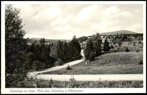 Ansichtskarte Braunlage Wurmberg 1956