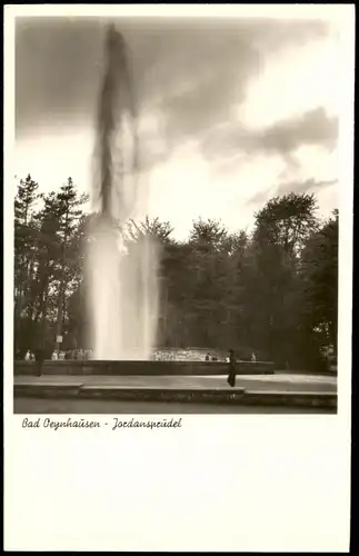 Ansichtskarte Bad Oeynhausen Jordansprudel - Stimmungsbild 1953