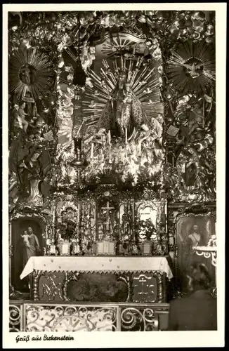 Ansichtskarte Birkenstein-Fischbachau Kirche - Altar 1938