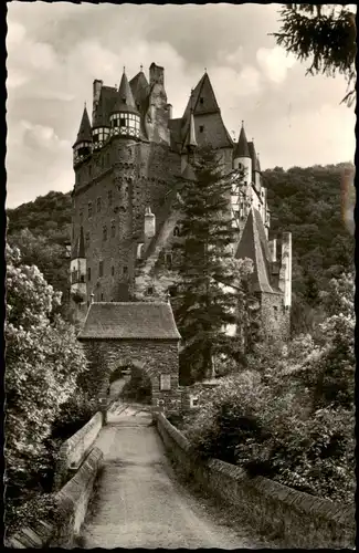 Ansichtskarte Wierschem Burg Eltz, Eingang - Fotokarte 1965