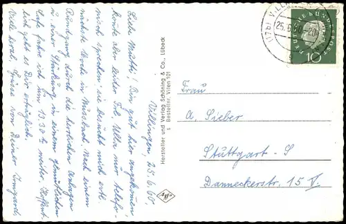 Villingen-Villingen-Schwenningen Oberes Tor, Bickentor, Kuranalagen 1960