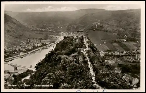 Ansichtskarte Cochem Kochem Pinnerkreuzberg 1956