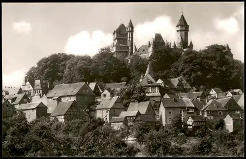 Ansichtskarte Braunfels (Lahn) Stadtpartie 1963