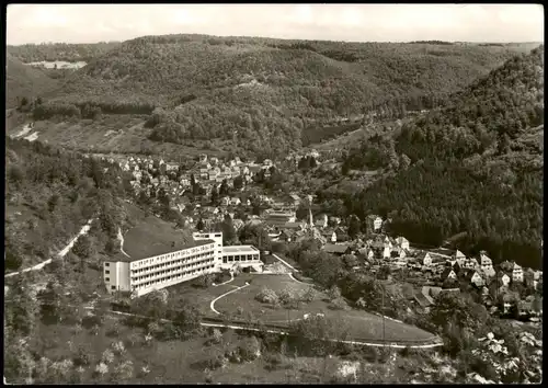 Ansichtskarte Bad Urach Haus auf der Alb - Fotokarte 1966
