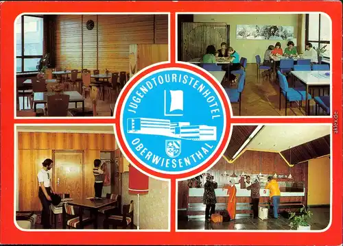 Ansichtskarte Oberwiesenthal Jugendtouristenhotel "Karl Liebknecht" 1982
