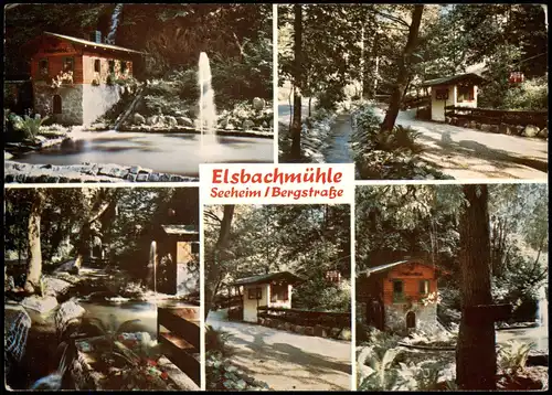 Ansichtskarte Seeheim-Jugenheim Elsbachmühle im Ober-Beerbacher Tal MB 1978