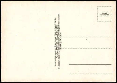 Ansichtskarte Nagold Iselshausen: Stadtansichten 1978