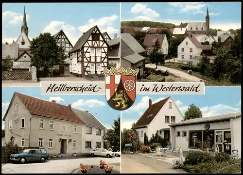 Heilberscheid (Westerwald) Stadtansichten, Cafe, Gasthaus b. Montabaur 1972