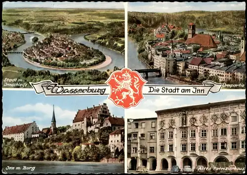 Wasserburg am Inn Wasserburg a. Inn Innschleife, Ilmpartie, Patrizierhaus 1966