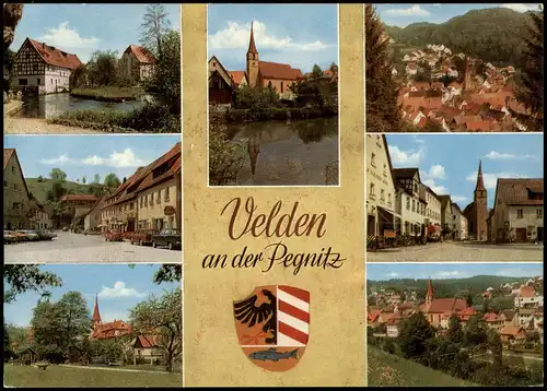 Ansichtskarte Velden (Pegnitz) Stadtansichten, Straßen 1982