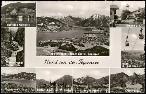 Ansichtskarte Bad Wiessee Tegernsee - Städte Gmund, Rottach 1965