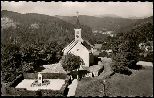 Ansichtskarte Häusern Fridolinskirche - Gefallenendenkmal 1963