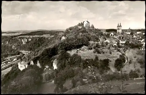 Ansichtskarte Gößweinstein Blick ins Wiesenttal 1956
