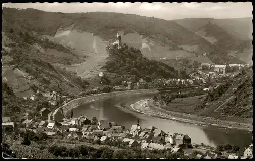 Ansichtskarte Cochem Kochem Blick auf die Stadt 1955