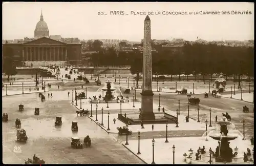 CPA Paris Place de la Concorde / Platz der Eintracht 1923