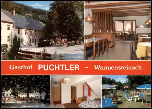 Ansichtskarte Warmensteinach Gasthof PUCHTLER- 5 Bild 1973