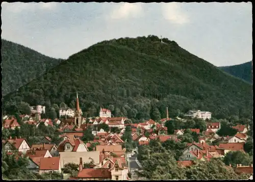 Ansichtskarte Bad Harzburg Blick mit dem Burgberg 1972