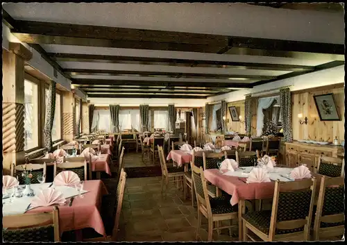 Ansichtskarte Siegsdorf Klostergasthof Maria Eck, Terrassensaal 1972