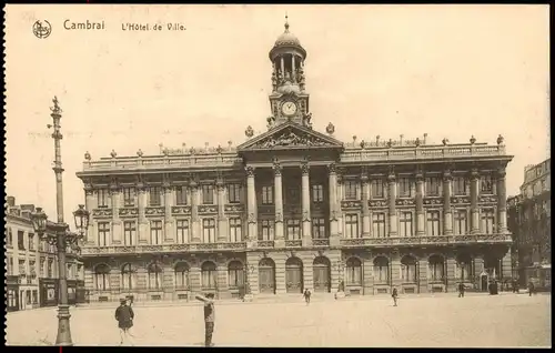 CPA Kamerich Cambrai (Kamerijk) Hôtel de Ville (Rathaus) 1910