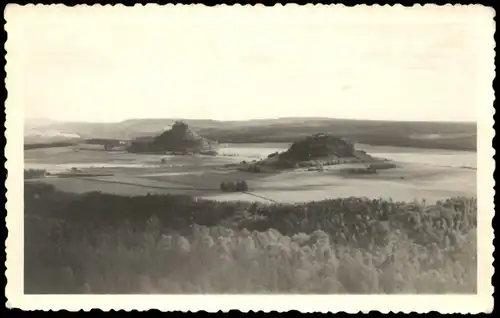 Ansichtskarte .Sachsen Sächsische Schweiz Fernsicht Echtfoto-AK 1960