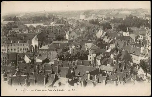 CPA Dole DÔLE Panorama pris du Clocher 1918