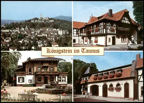 Ansichtskarte Königstein (Taunus) Stadtansichten 1996