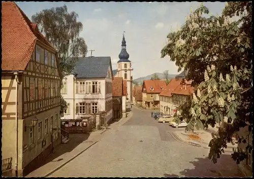 Ansichtskarte Gersfeld (Rhön) Marktplatz 1972