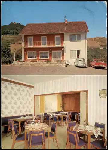 Ansichtskarte Burrweiler an der Weinstraße Gaststätte Jägerhof 1970