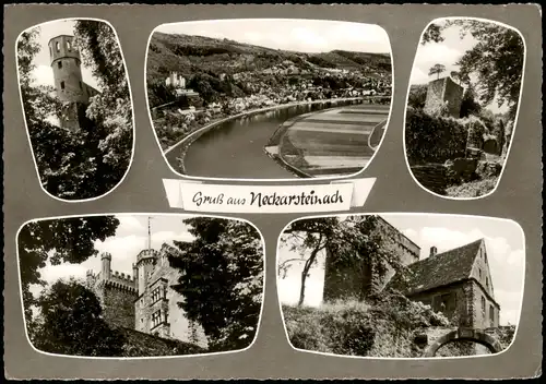Ansichtskarte Neckarsteinach Mehrbild: Stadtansichten 1962