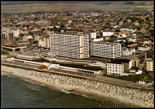 Ansichtskarte Westerland-Sylt Luftbild Kurzentrum 1978