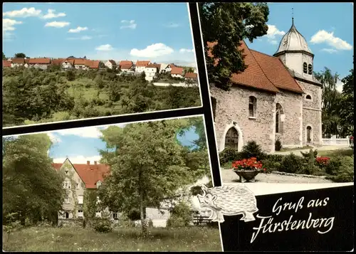 Ansichtskarte Fürstenberg-Lichtenfels Stadtansichten 1974