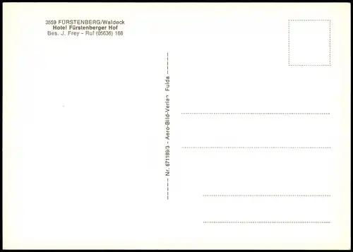 Ansichtskarte Fürstenberg-Lichtenfels Stadtansichten 1974