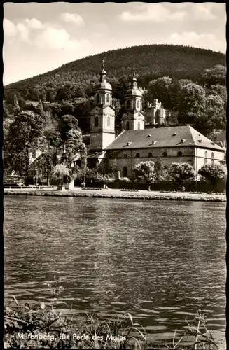Ansichtskarte Miltenberg (Main) Stadtteilansicht Main Partie a.d. Kirche 1960