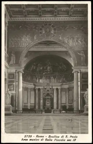 Cartoline Rom Roma Basilica die San Paolo 1929