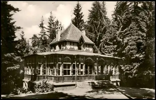 Ansichtskarte Bad Elster HO-Café Waldquelle 1959