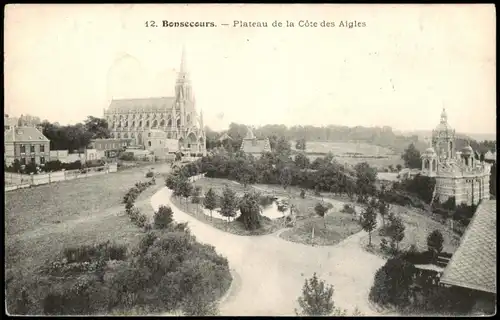CPA Bonsecours Plateau de la Côte des Aigles 1910