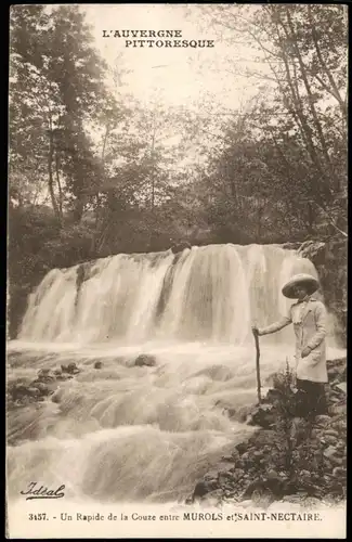 .Frankreich Un Rapide de la Couze entre MUROLS et SAINT-NECTAIRE 1910
