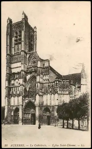 CPA Auxerre La Cathédrale Église Saint-Étienne 1910