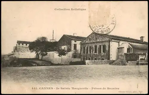 CPA Cannes lle Sainte Marguerite - Prison de Bazaine 1907