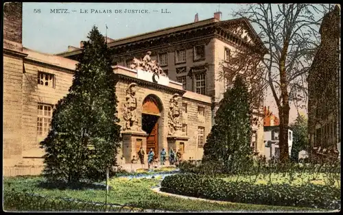 CPA Metz Justizpalast Palais de Justice 1910