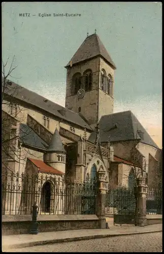 CPA Metz Eglise Saint-Eucaire (Kirche) 1910