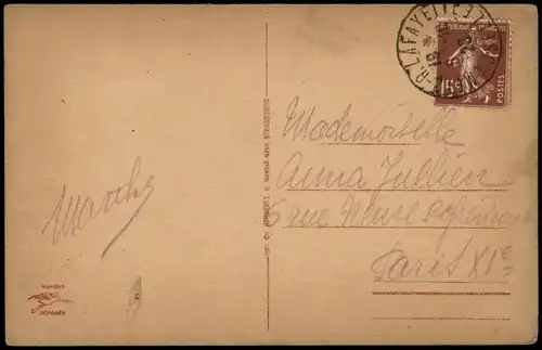 CPA Metz Porte Justizpalast (Palais de Justice) 1928