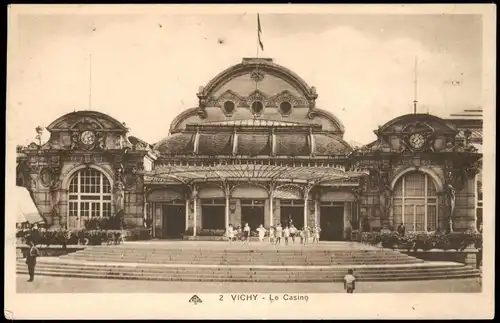 CPA Vichy Le Casino 1933