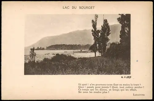 CPA .Frankreich LAC DU BOURGET 1920