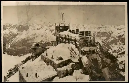 Grainau 50 Jahre Observatorium Zugspitze Münchner Haus (Zugspitze) 1950