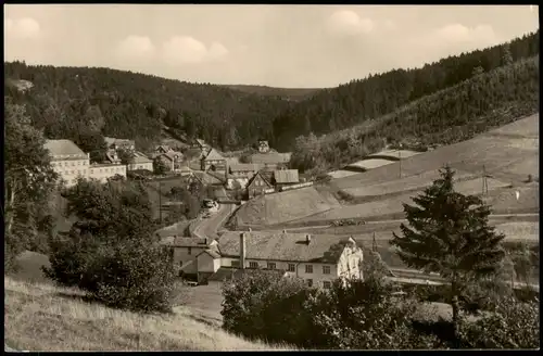Heubach (Thür. Wald)-Masserberg  Blick auf Heubach Thüringen 1965