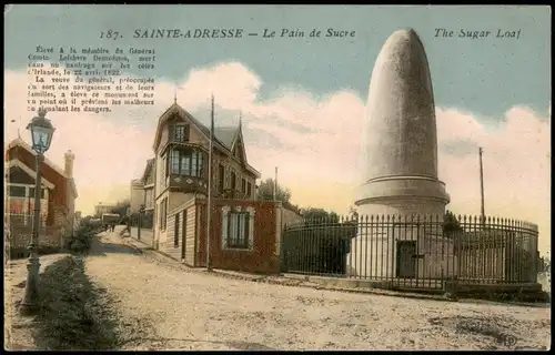 CPA Sainte-Adresse Le Pain de Sucre The Sugar Loaf 1910