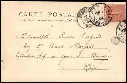 CPA Paris Le Tribunal de Commerce et la Conciergerie 1904